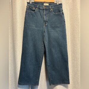 Madewell The Perfect Vintage Wide-leg Jean size 30.